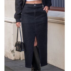 Cupshe Dark Denim Pencil Skirt